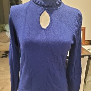 Elegant Blue Women's Top